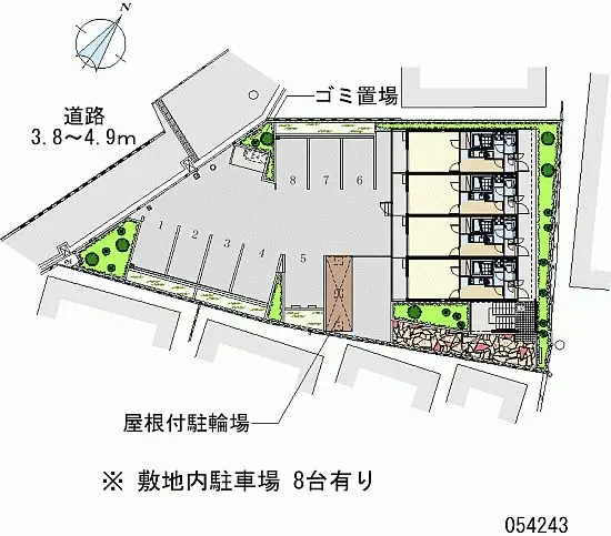 ★手数料０円★堺市南区和田東 月極駐車場